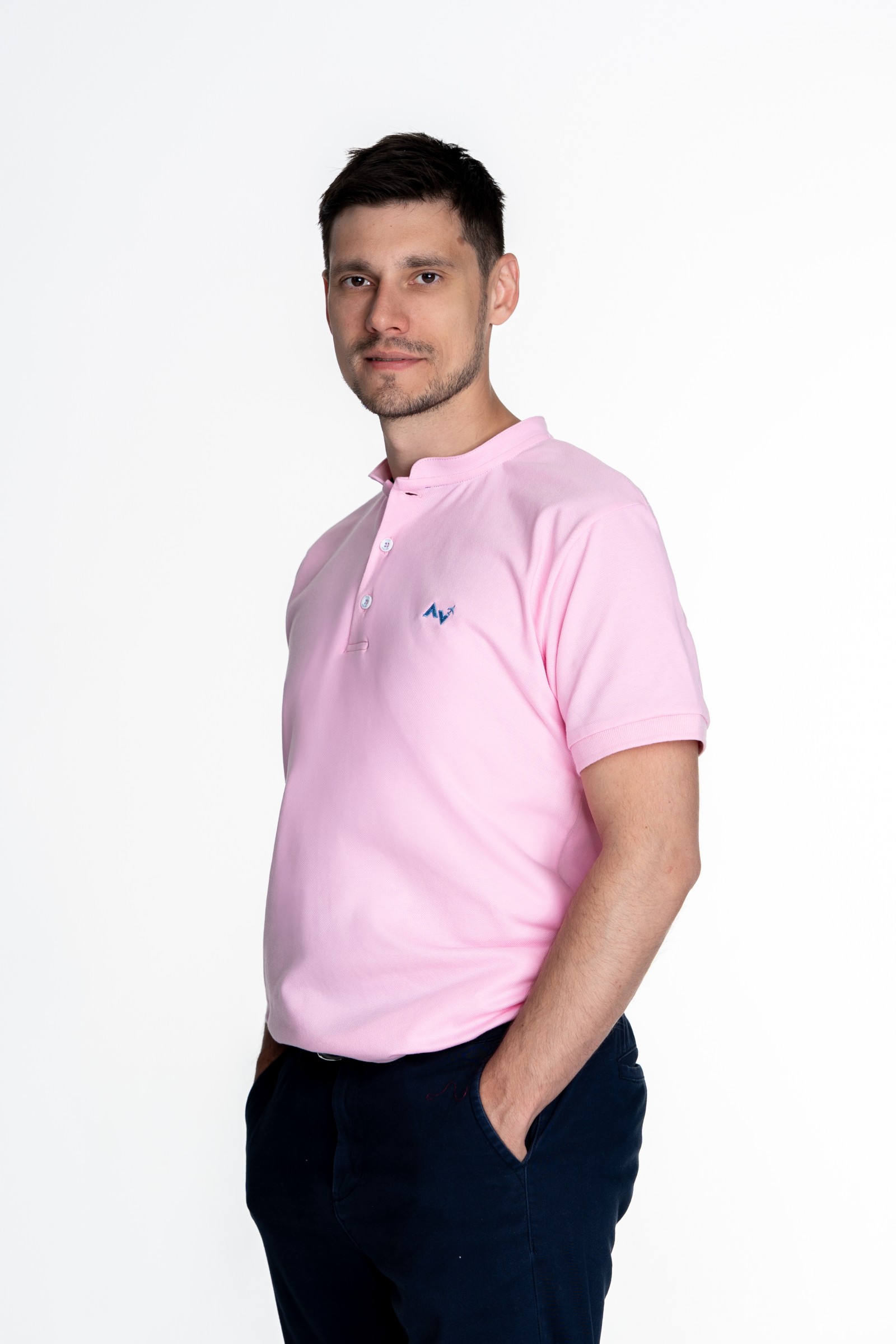 Koszulka polo ze stójką