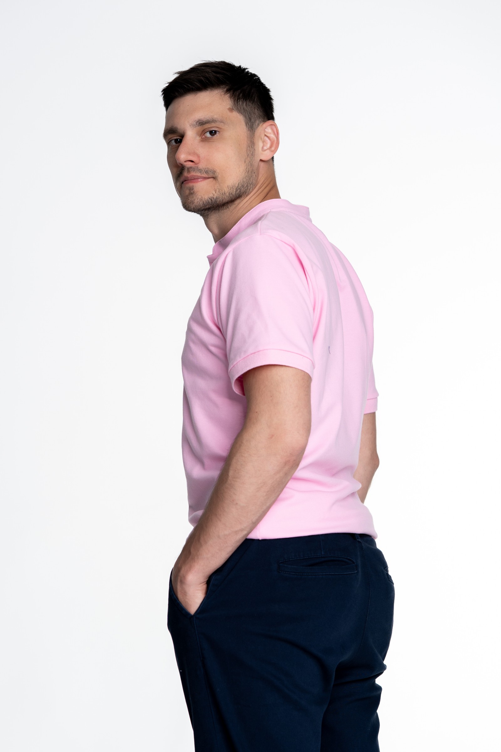 Koszulka polo ze stójką