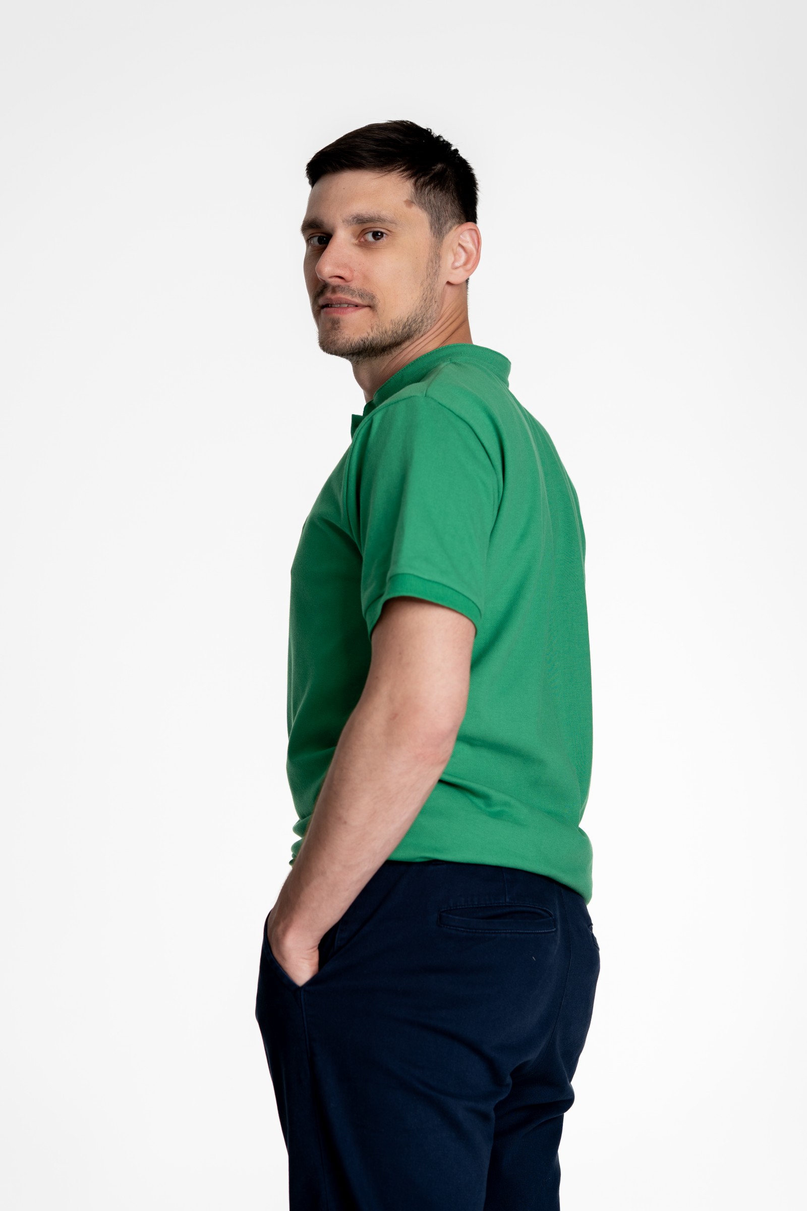 Koszulka polo ze stójką